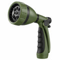 Pistola irrigazione da giardino 20 cm in plastica verde e nera con getto regolabile