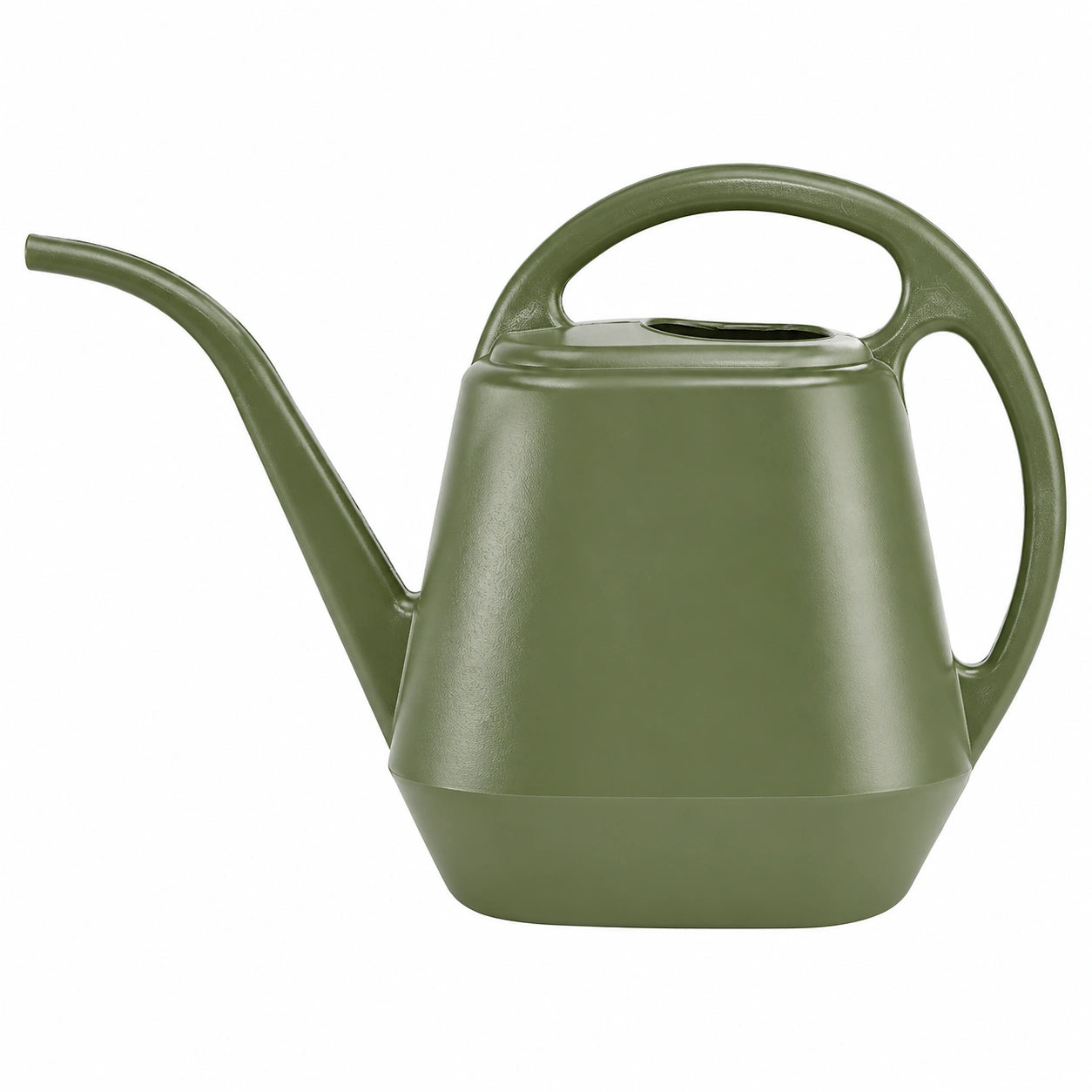 Annaffiatoio 2 L in plastica verde con beccuccio lungo per giardino